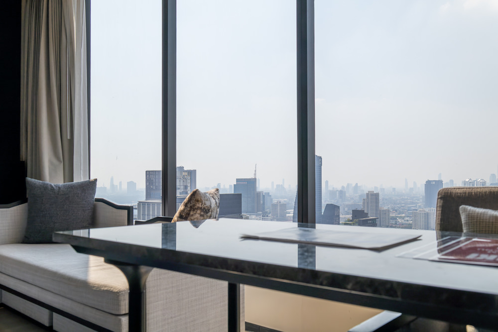 アスコットトンローバンコク(Ascott Thonglor Bangkok)のデラックス キングルームからの景色