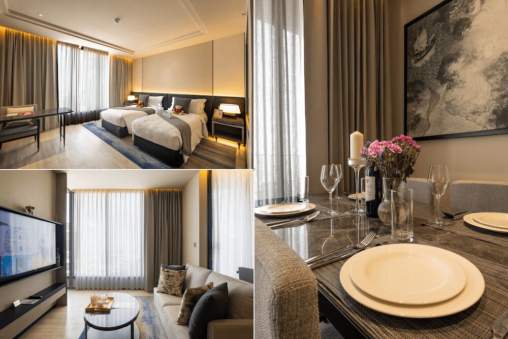 アスコットトンローバンコク(Ascott Thonglor Bangkok)の2ベッドルーム エグゼクティブ コネクティングルーム