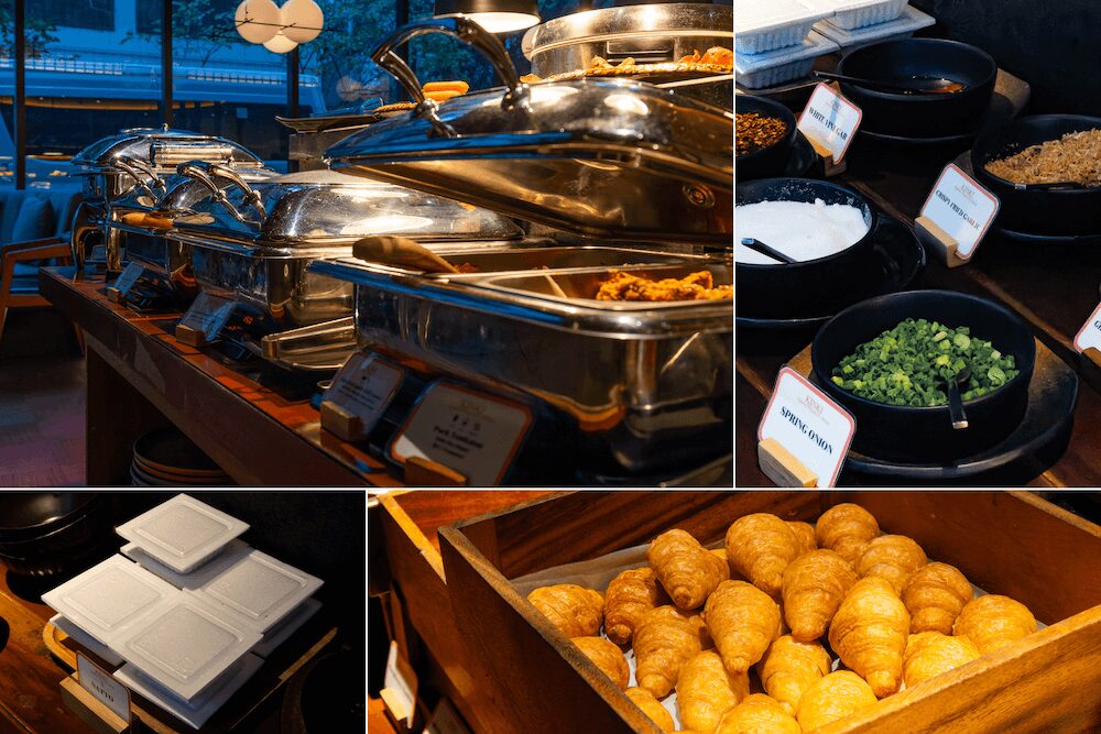 アスコットトンローバンコク(Ascott Thonglor Bangkok)の朝食ビュッフェ1