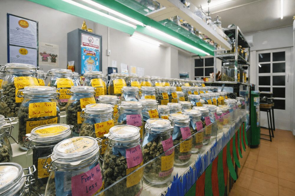 チュー チュー ヘンプ ウィード ショップ(Choo Choo Hemp Weed Shop)で販売されている大麻1