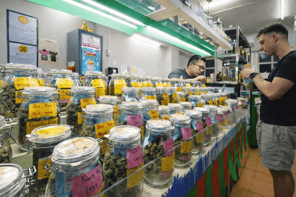 チュー チュー ヘンプ ウィード ショップ(Choo Choo Hemp Weed Shop)で販売されている大麻