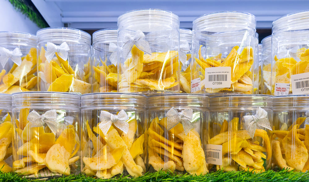タイ・バンコクのエディブル専門店「Edibleland」のドライフルーツ