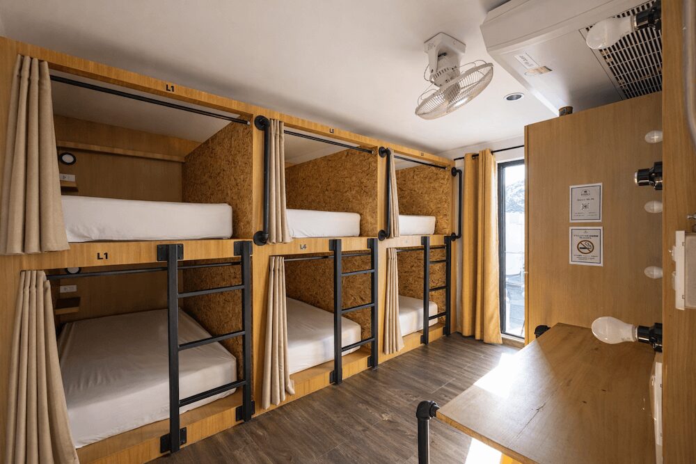 Koenji Guesthouse and Bar Chiangmai（高円寺ゲストハウス アンド バー チェンマイ）のドミトリー１