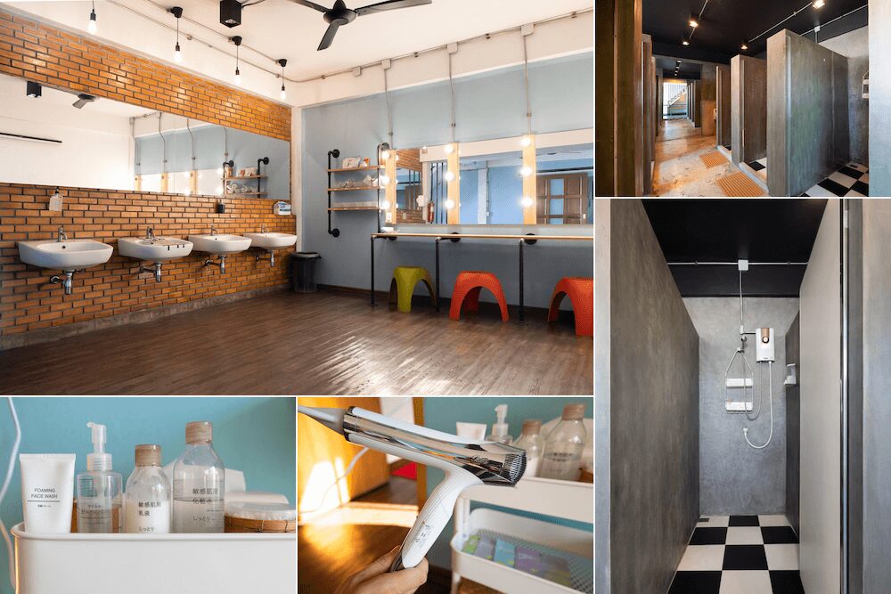 Koenji Guesthouse and Bar Chiangmai（高円寺ゲストハウス アンド バー チェンマイ）の共用シャワールーム