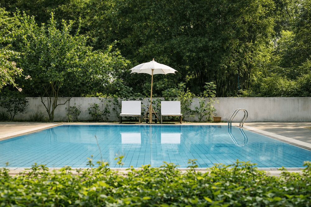 チェンマイのリゾートホシハナ(Resort Hoshihana)のプール