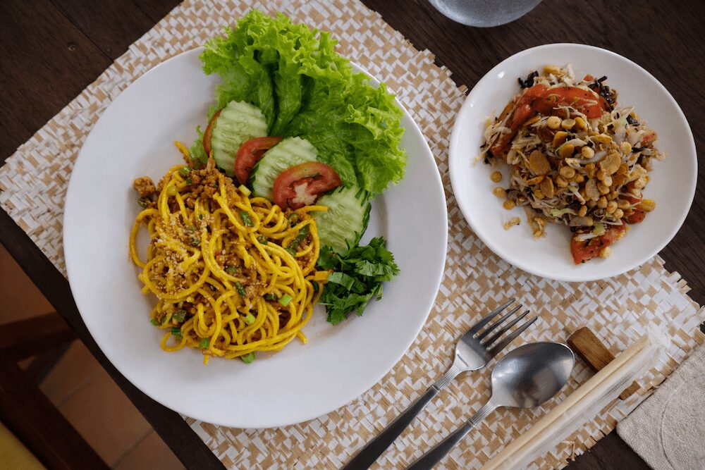 チェンマイのリゾートホシハナ（Resort Hoshihana）で食べたシャン州の料理