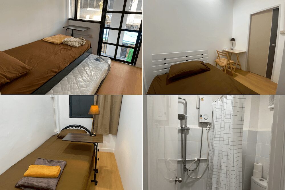 バンコクの日本人専用宿「うらしま館」の個室