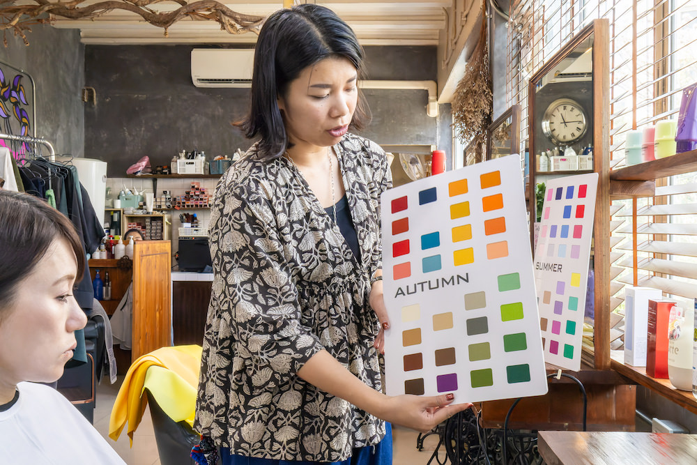 バンコク・トンローの日本人美容室F.のスタイリストYUKAさん２