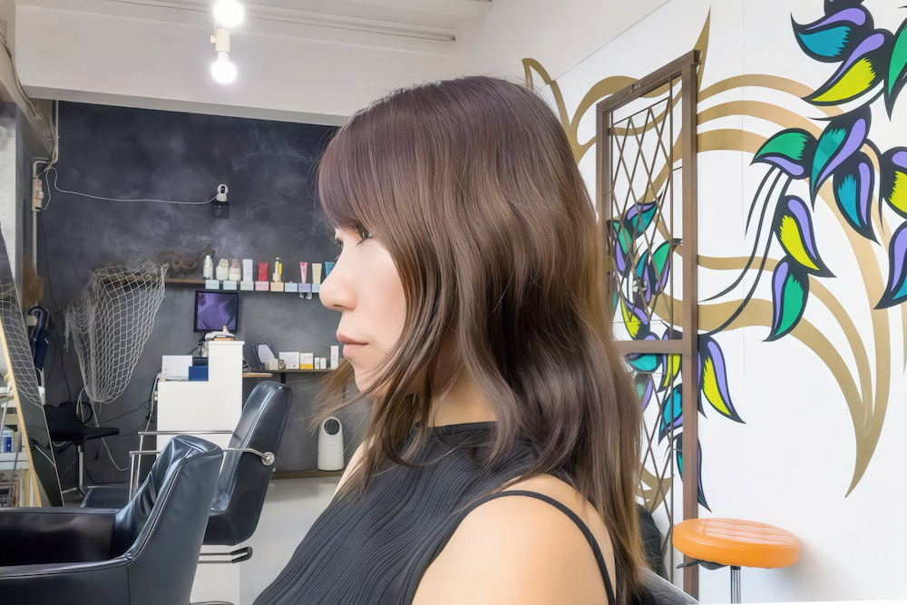 カットとカラー前のBefore