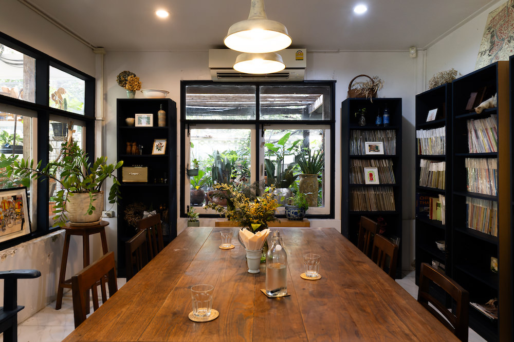 ウェルネスプログラムの食事会場