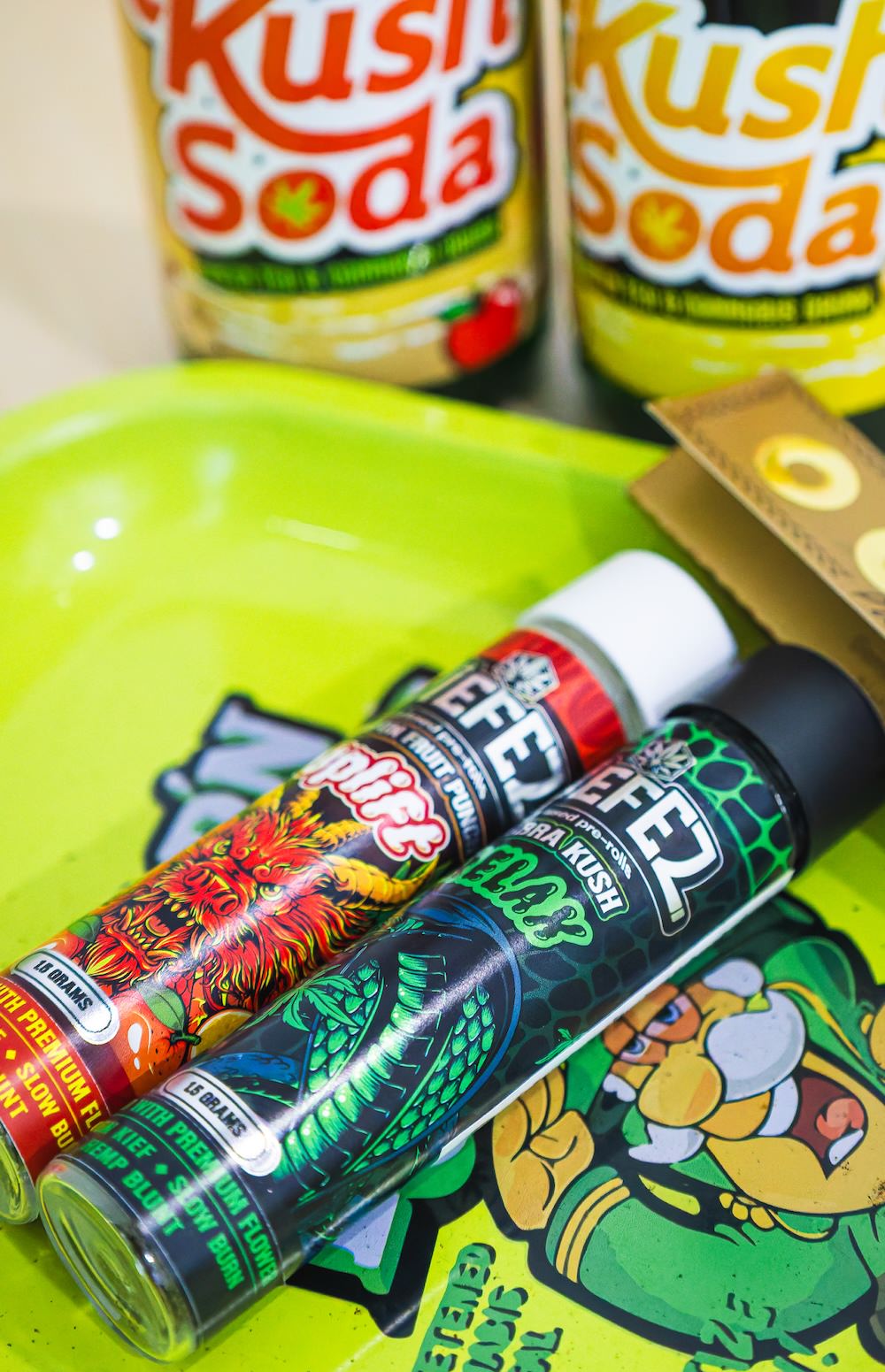 購入したタイの大麻プリロールブランド「kiefez」の商品