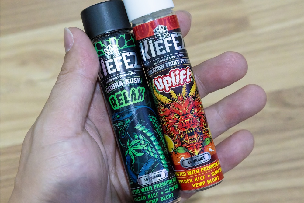 購入したタイの大麻プリロールブランド「kiefez」２