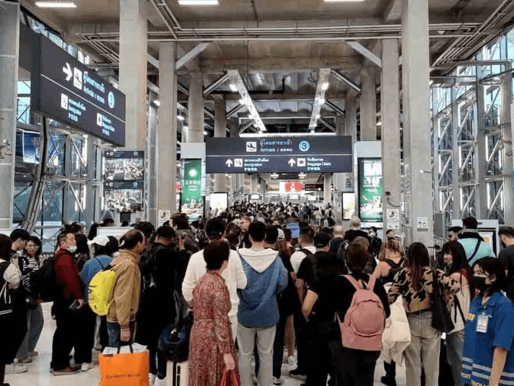 スワンナプーム国際空港の入国イミグレーション2