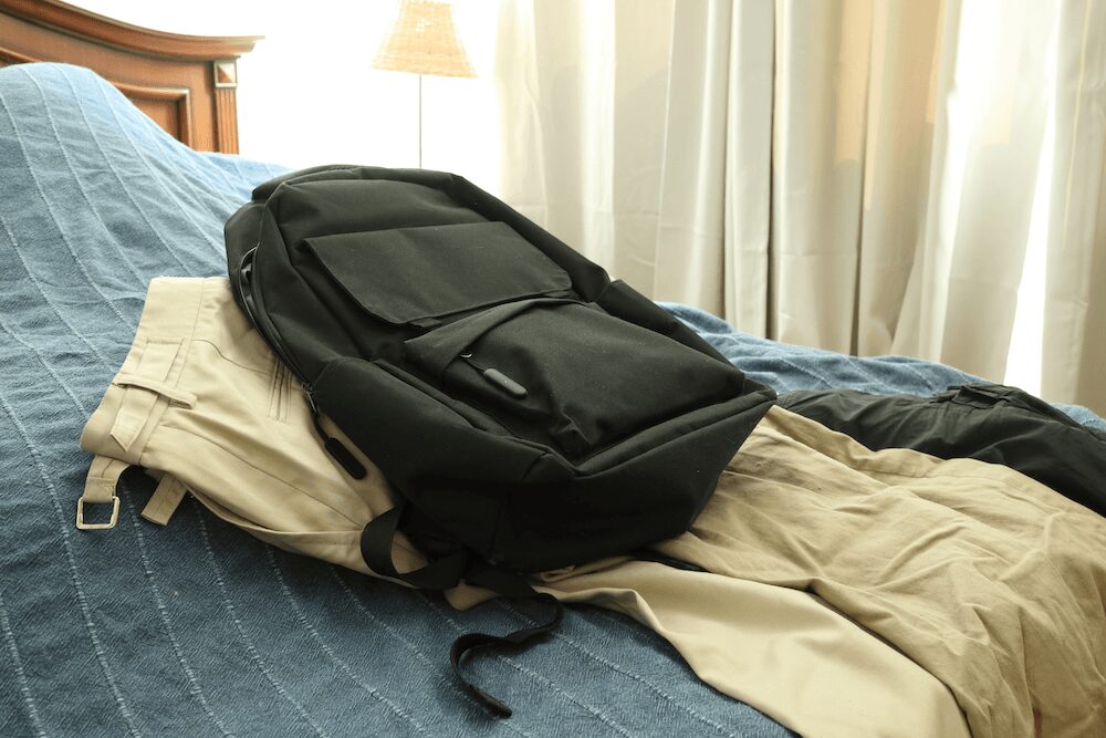 普通の旅行用リュックサック