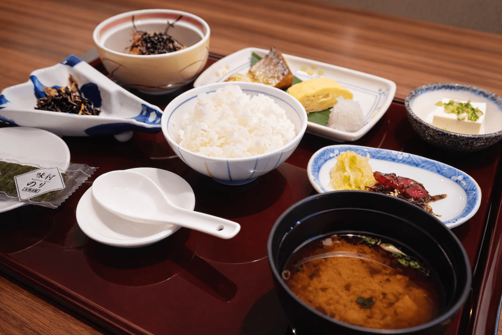 ソラリア西鉄ホテルバンコク（Solaria Nishitetsu Hotel Bangkok）の和食朝食セット