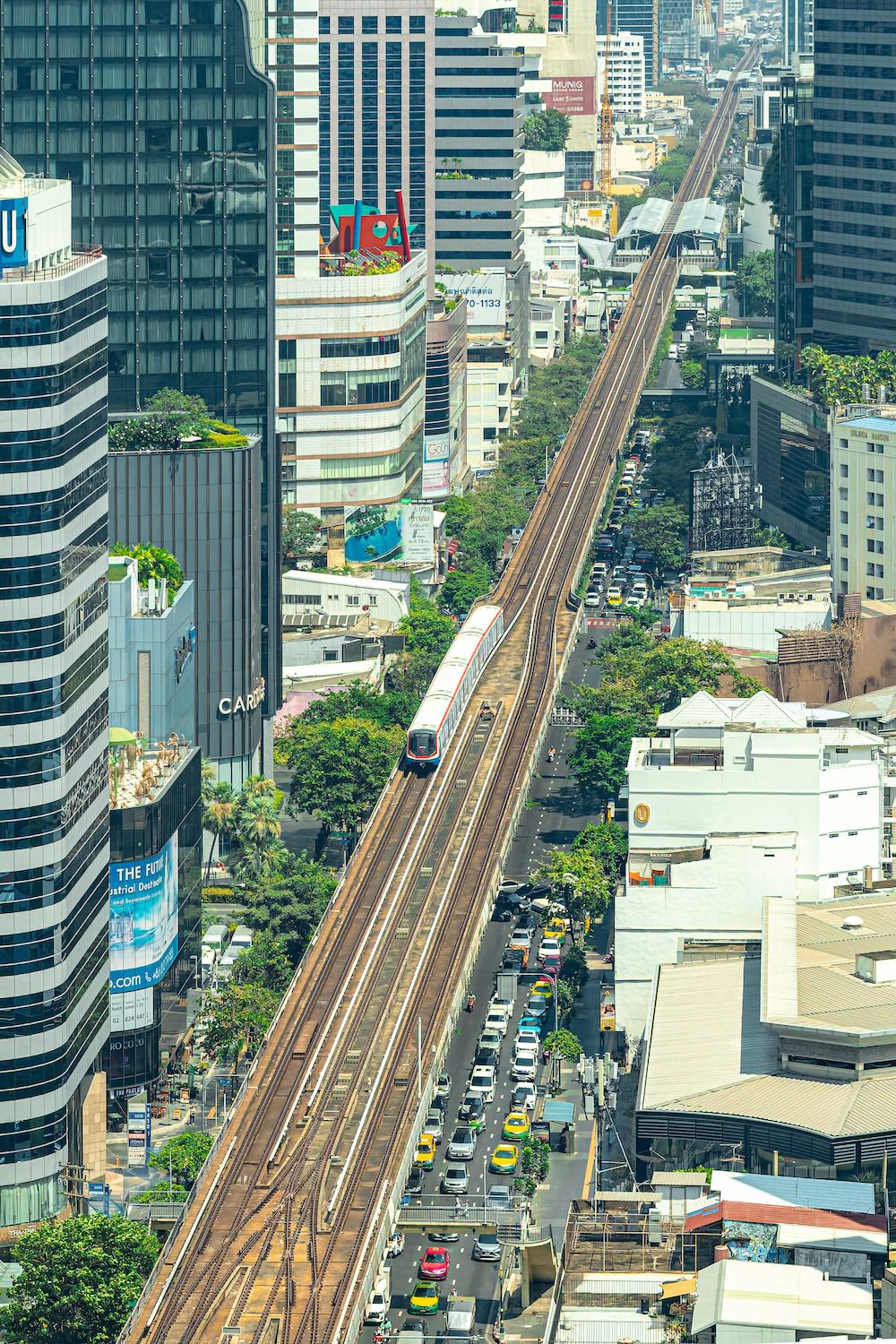 ソラリア西鉄ホテルバンコク（Solaria Nishitetsu Hotel Bangkok）の客室から望む景色