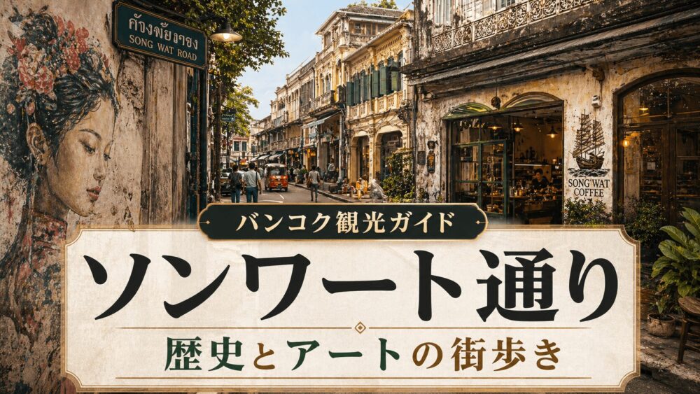 ソンワート通り観光ガイド。バンコクで注目の歴史とアートの街歩きスポットを紹介