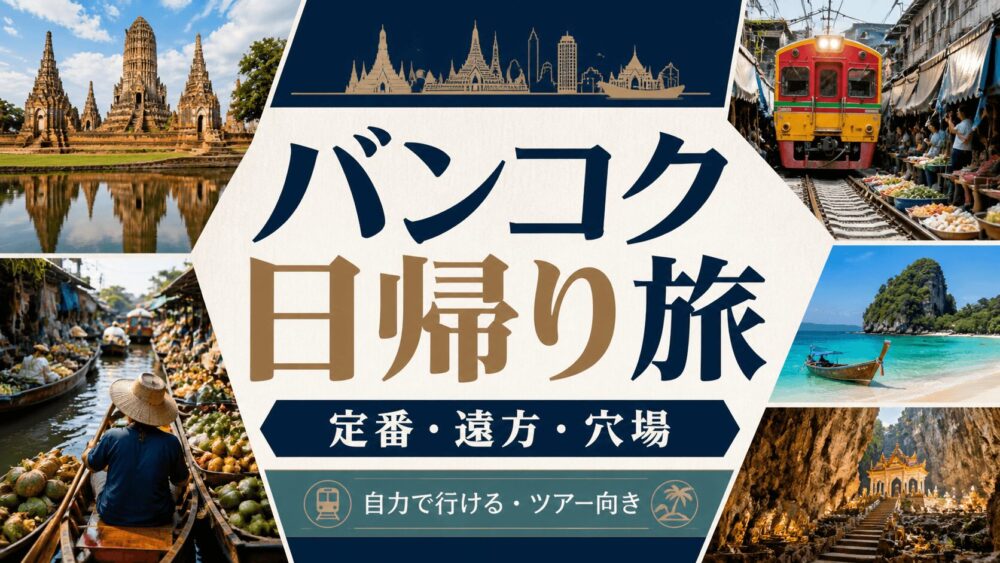 バンコクからの日帰り旅行おすすめスポットガイド