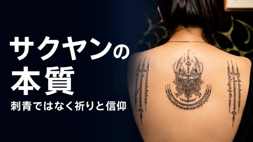 バンコクのサクヤンマスターが施すタイ伝統タトゥーの儀式を紹介