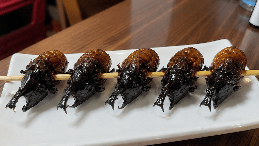 タイで食べたカブトムシ