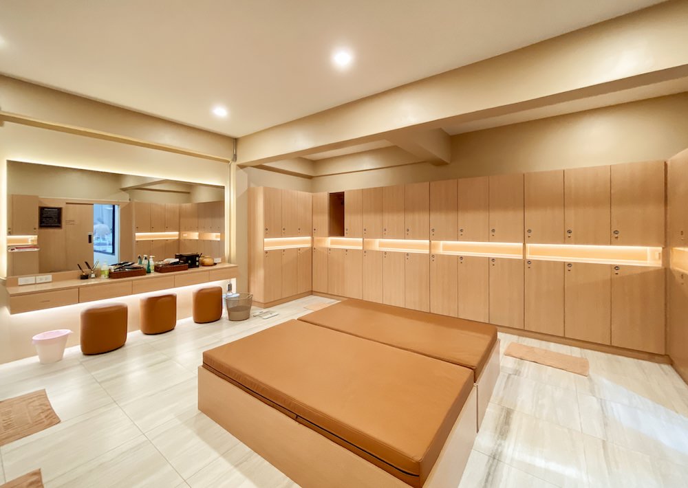 Onsen Factory Onsen&Sauna Sukhumvit 103の更衣室