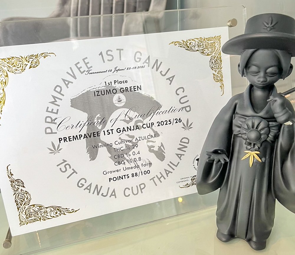 1st Ganja Cup Prempavee受賞の賞状