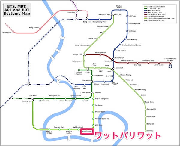 BRTの路線図