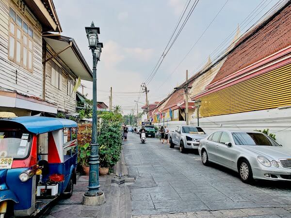 バンコク旧市街の街並み