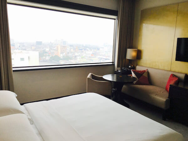 ミレニアム ヒルトン バンコク（Millennium Hilton Bangkok）の客室から見える景色１